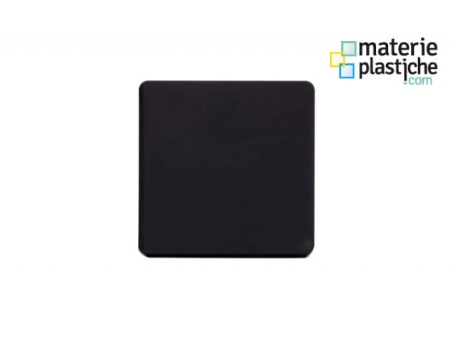 Plexiglass Nero Lucido Coprente spessore 4mm 